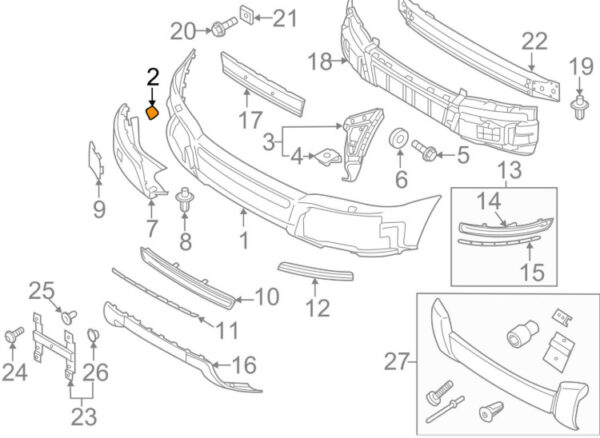 VOLVO XC90 MK1 FRONT LEFT HEADLIGHT WASHER CAP 39875253 GENUINE - Image 3