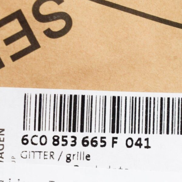 VW Polo 6C R-Line Front Bumper Left Grille 6C0853665F041 NEW GENUINE - Image 4