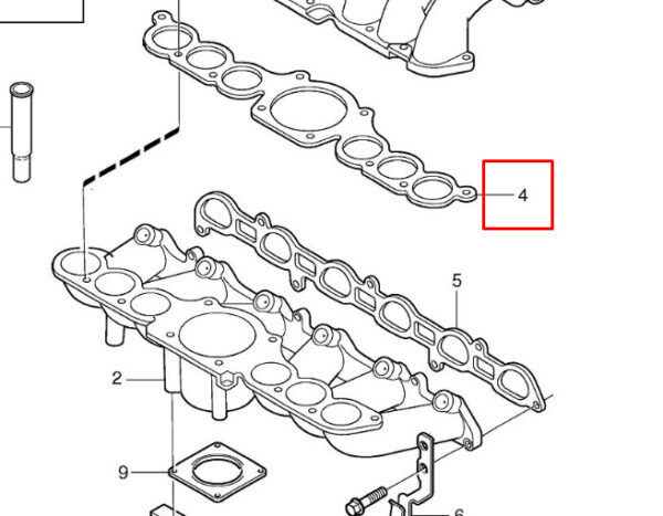 Volvo S80 MK1 Intake Manifold Gasket 9440982 NEW REAL
