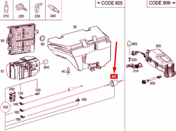 NEW MERCEDES-BENZ W166 GLE VACUUM AND PUMP CONNECTION SIEVE A0000780656 ORIGINAL - Image 4