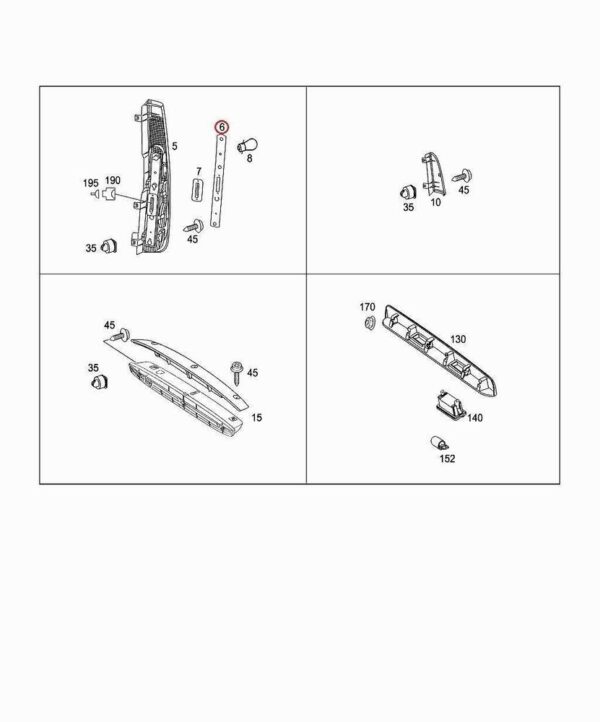 Bulb holder Mercedes Benz 111 CDI 115 CDI 119 original A0008201177 - Image 4
