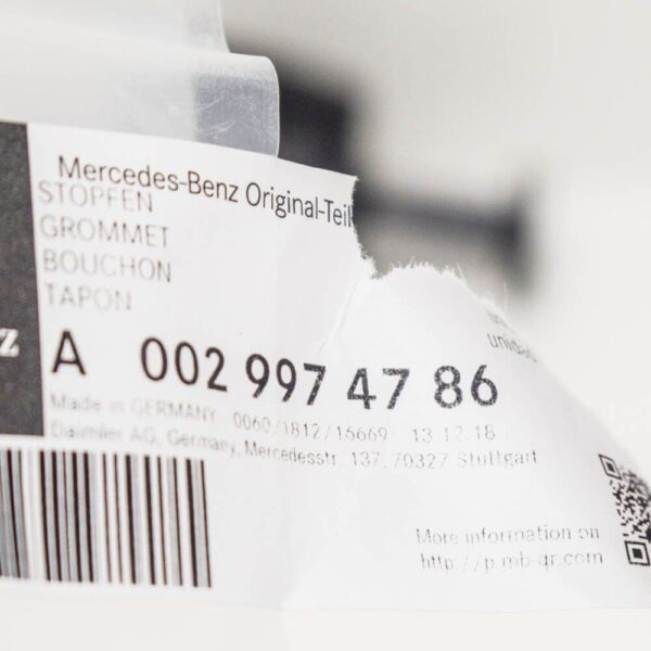 Mercedes Benz A-Class W168 Jack Pad Male Cover A0029974786 New