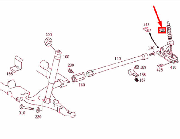 NEW MERCEDES-BENZ ML W163 FRONT AXLE SET SCREW CAP A1639880135 ORIGINAL - Image 4