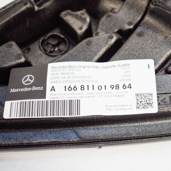 Mercedes Benz GLS X166 Left Mirror Gasket A1668110198 64 NEW REAL
