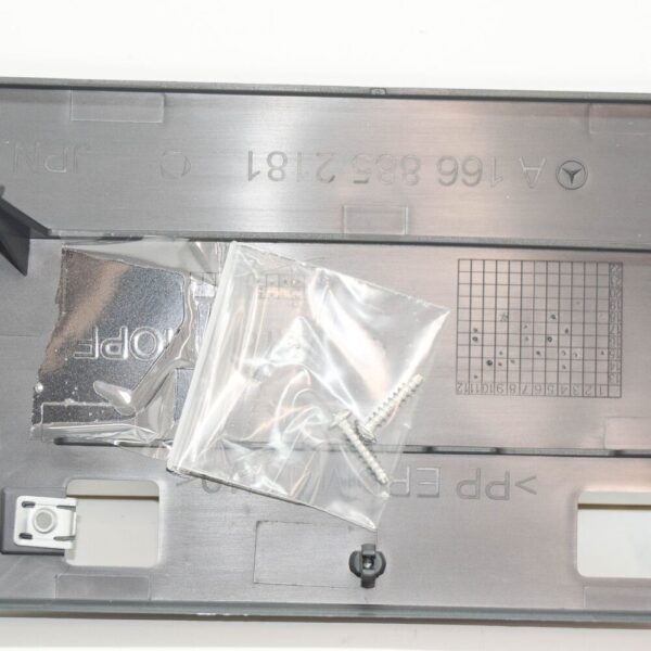 MERCEDES-BENZ ML W166 Front Bumper License Plate Holder A1668800244 NEW ORIGINAL - Image 5