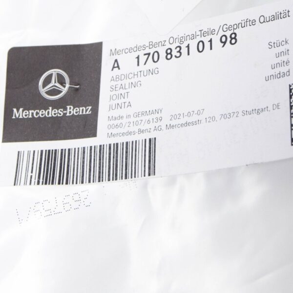 MERCEDES-BENZ SLK R170 Windshield Sealing A1708310198 NEW ORIGINAL
