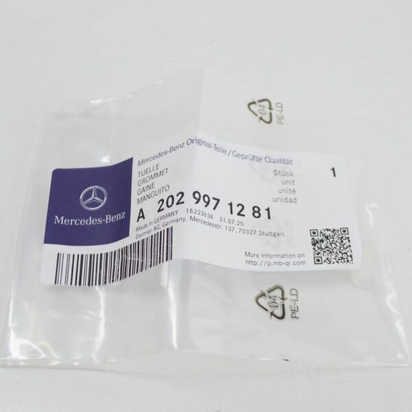 Mercedes-Benz SLR R199 handle grommet front inside A2029971281 NEW ORIGINAL