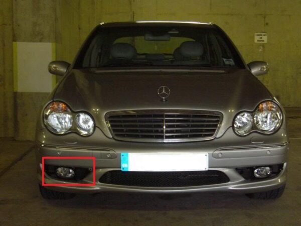 New ORIGINAL MB M-Class W203 Front Bumper Grille - Right Side A2038851253 OEM - Image 4