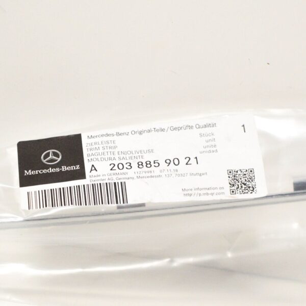 MERCEDES-BENZ C Coupe CL203 Rear Bumper Right Molding A2038859021 NEW ORIGINAL - Image 4