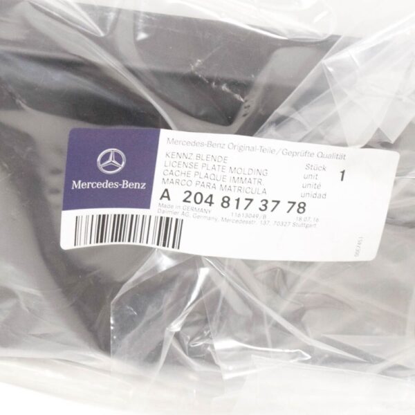 MB C W204 bumper holder front license plate A2048173778 new