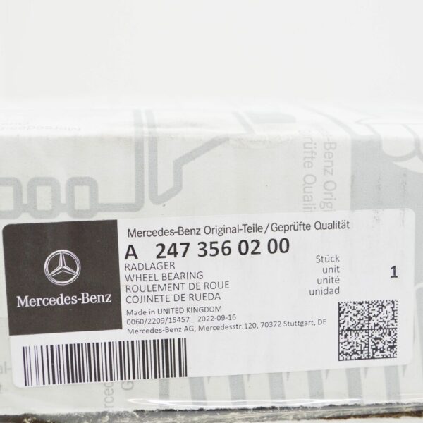 Mercedes-Benz B-Class W247 rear wheel bearing A2473560200 NEW ORIGINAL
