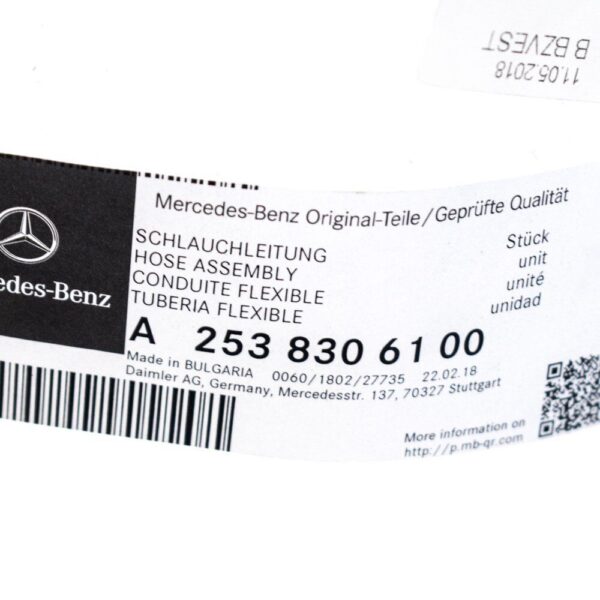 2018 Mercedes-Benz GLC Water Pipe Pants C253 220d A2538306100 New ORIGINAL - Image 4