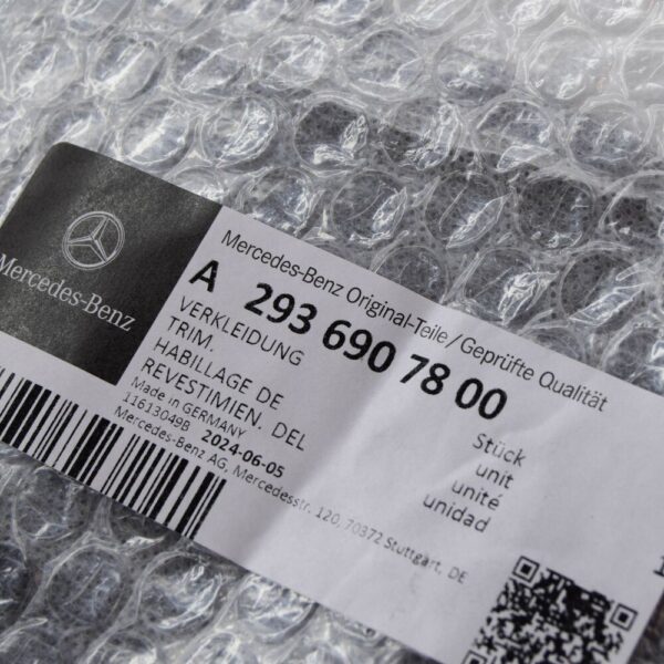 MERCEDES-BENZ EQC Rear Right Longitudinal Member Trim A2936907800 NEW ORIGINAL