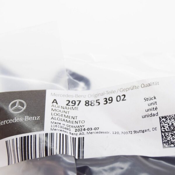 MERCEDES-BENZ EQS V297 FRONT RH bumper parking sensor mount A2978853902 NEW ORIGINAL