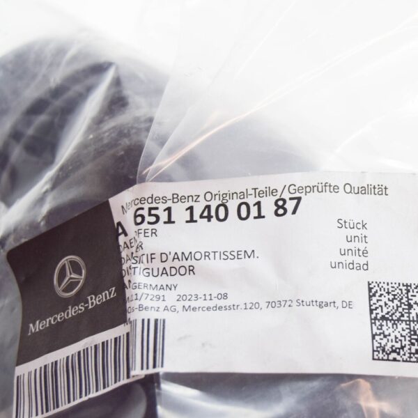 MERCEDES-BENZ VIANO W639 TURBO AIR PIPE DAMPER A6511400187 NEW ORIGINAL